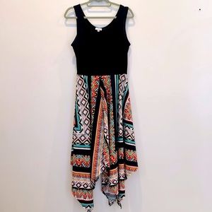 Olivia Mathews Large Multicolor Sleeveless Dress. Excellent Condition!
